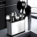 Porta Talheres Escorredor Pia Inox Cozinha Organizado Talher