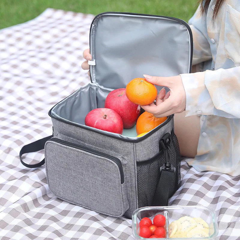 Bolsa Térmica Marmita Com Alça - CINZA