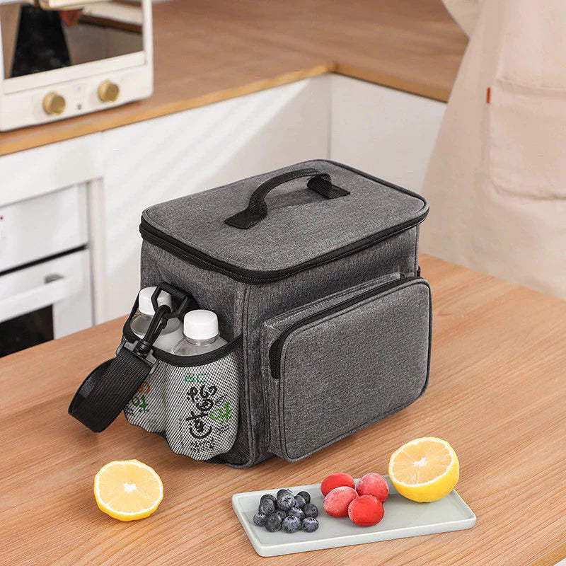 Bolsa Térmica Marmita Com Alça - CINZA