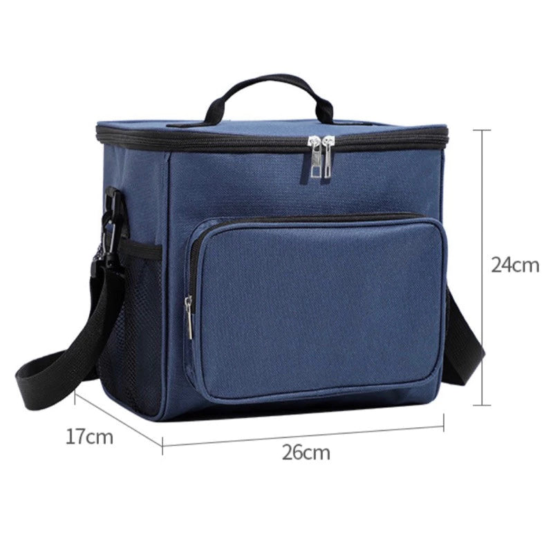 Bolsa Térmica para Marmita com Alça Preto