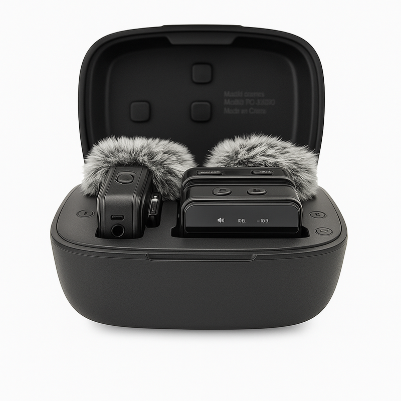 Microfone de Lapela sem Fio Abafadores de Ruído