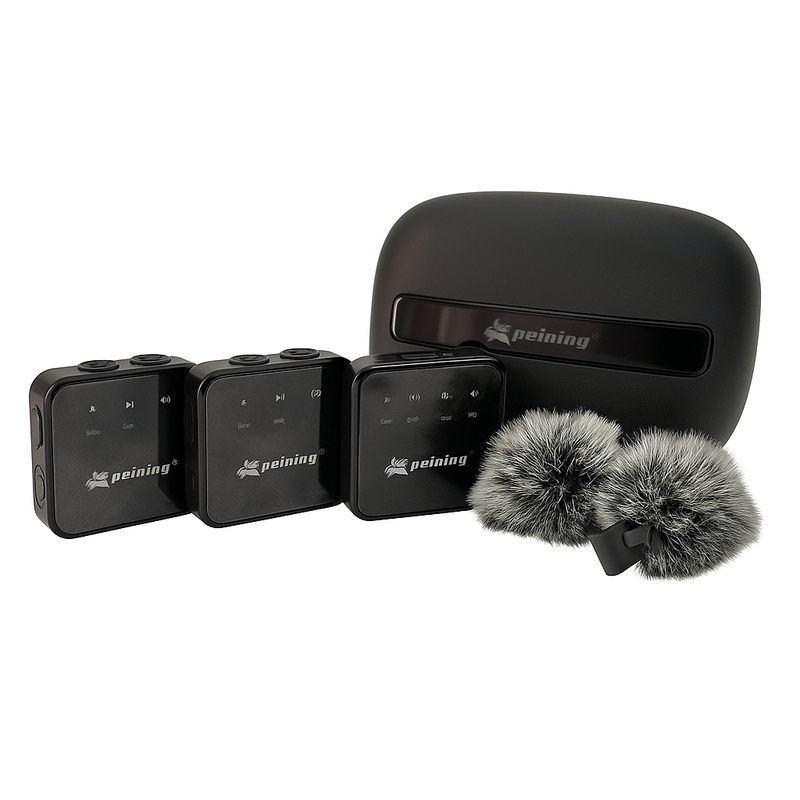 Microfone de Lapela sem Fio Abafadores de Ruído