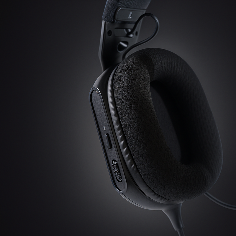 Headset Gamer RGB Com Microfone Flexível