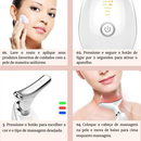 Massageador Facial Eletrico Pescoço Led Lift Fototerapia Ant