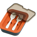 Kit Marmita com Divisórias e Talheres Terracota