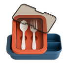 Kit Marmita com Divisórias e Talheres Terracota