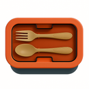 Kit Marmita com Divisórias e Talheres Terracota