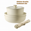 Jogo Panelas Cerâmica Antiaderente Com Cabo Removível