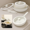 Jogo Panelas Cerâmica Antiaderente Com Cabo Removível