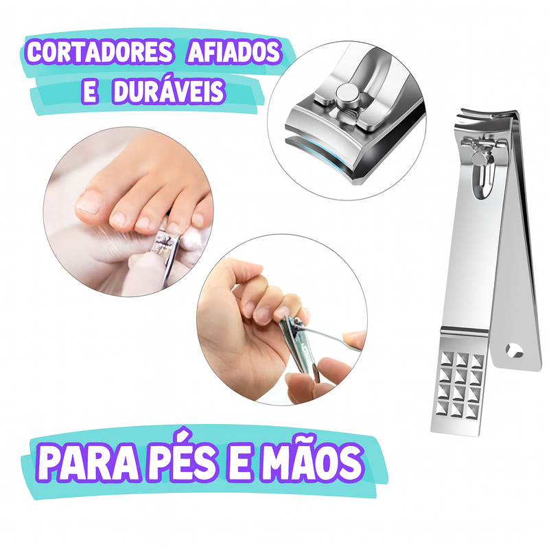 Cortador de Unhas - Kit Portátil 12 em 1