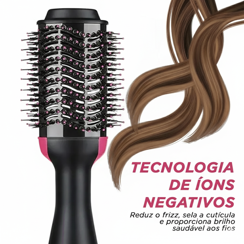 Escova Secadora Alisadora – Secagem, Modelagem e Brilho