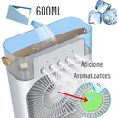 Mini Ventilador Portátil Ar Condicionado e Umidificador