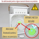 Mini Ventilador Portátil Ar Condicionado e Umidificador