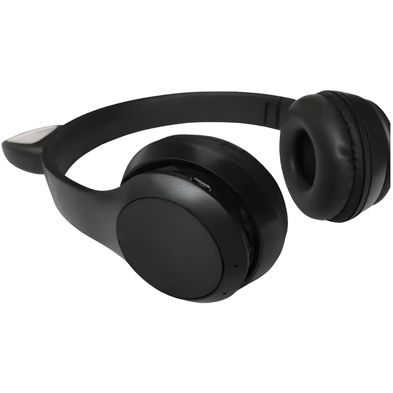 Fone Bluetooth Orelha De Gato Led Colorido (PRETO)