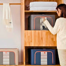 Caixa Organizadora De Roupas Multiuso Dobrável - BEGE