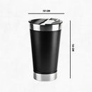 Copo Térmico Inox cerveja e café 473ml - BRANCO