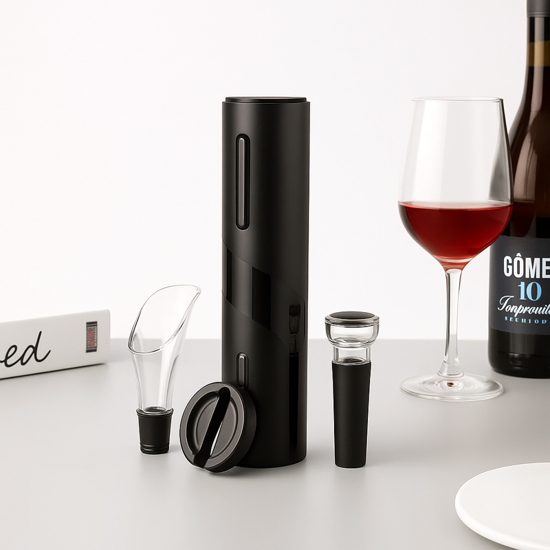 Conjunto Abridor Elétrico de Vinho