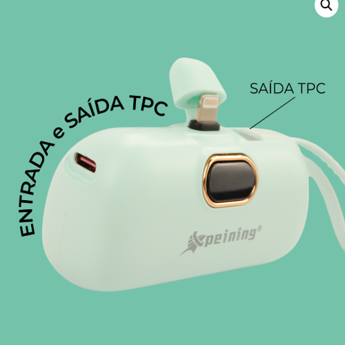 Carregador portátil 5000mAh - BRANCO