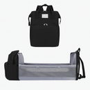 Mochila Maternidade Vira Berço Bebê Usb Impermeável