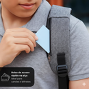 Mochila Executiva para Notebook com Entrada USB, Anti furto