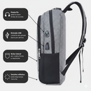 Mochila Executiva para Notebook com Entrada USB, Anti furto