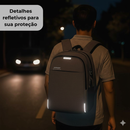 Mochila Executiva para Notebook com Entrada USB, Anti furto